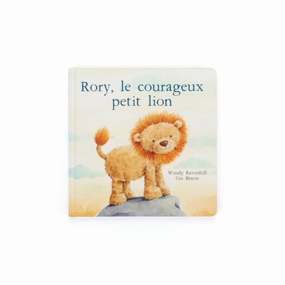 Jellycat Rory, Le Courageux Petit Lion Livre Books USA | 74216TDQL